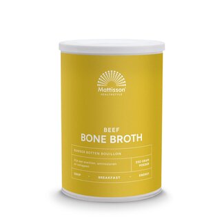 Mattisson Beef bone broth caldo de huesos 250 gramos