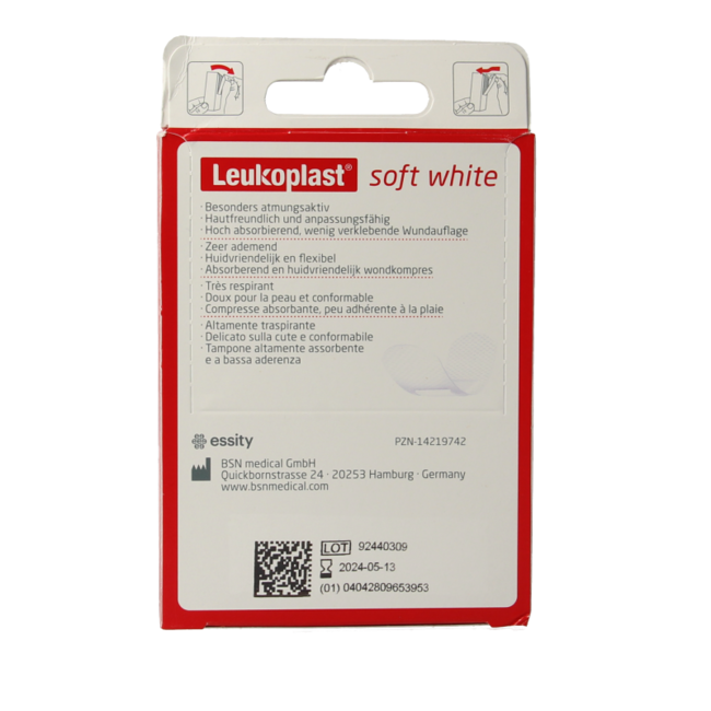 Leukoplast Soft white mix 20 sztuk