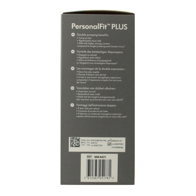 Set de tirage double Symphony taille M 1 set