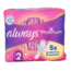 Always Platinum Long Sanitary Towels with Wings Size 2 10 Pack