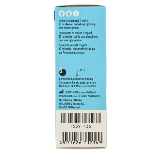 Hylo Comod gouttes oculaires 10 ml