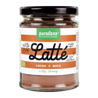 Purasana Purasana Latte Kakao Maca vegan Bio 120 Gramm