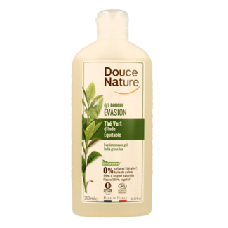 Douce Nature Douce Nature Shower Gel Evasion Green Tea Organic 250 Millilitres