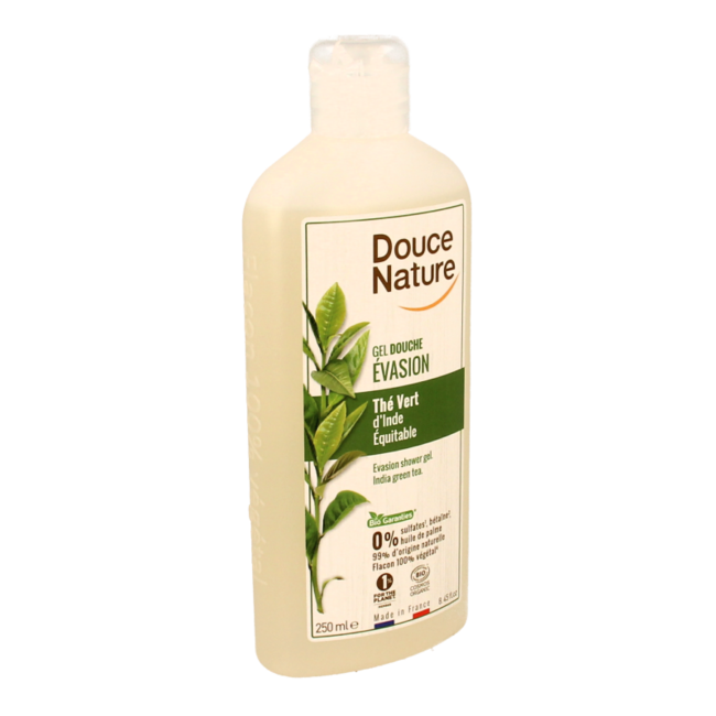 Douce Nature Shower Gel Evasion Green Tea Organic 250 Millilitres