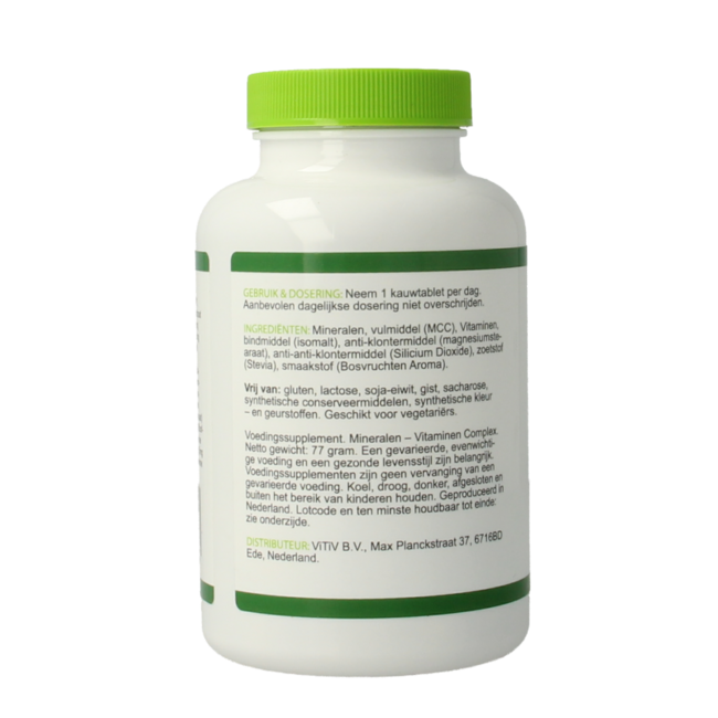 Multivitamina para niños 100 comprimidos masticables