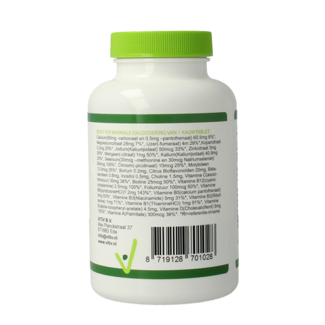 Multivitaminico per bambini 100 compresse masticabili