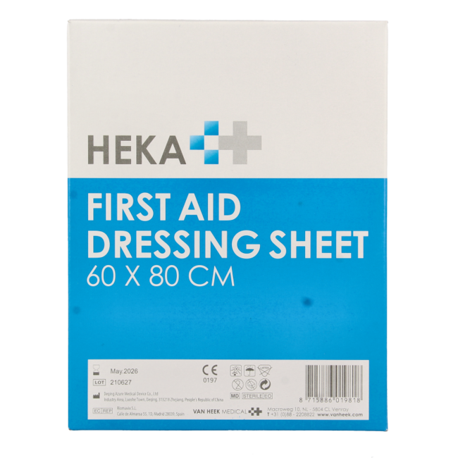 Telo Sterile per Medicazione Heka 60 x 80 cm (10 Pezzi)