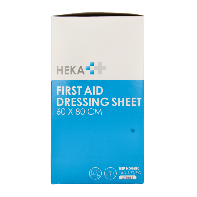 Heka Dressing Cloth 60 x 80cm 10 Pieces