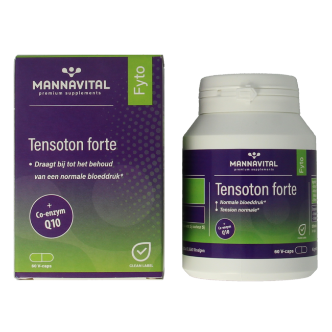 Mannavital Tensoton forte 60 Cápsulas vegetarianas