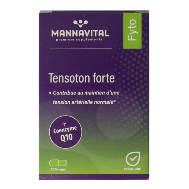 Mannavital Tensoton forte 60 Cápsulas vegetarianas