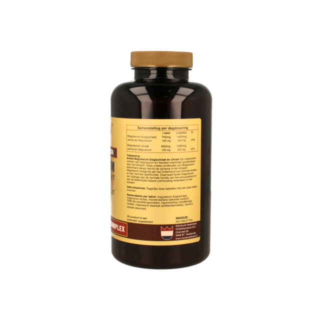 Artelle Bisglycinate & Citrate de Magnésium 250 Comprimés