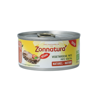 Zonnatura Vegetarian pate natural organic 125 Gram