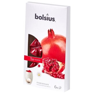Bolsius Bolsius True Scents Wachsmelts Granatapfel 6 Stück