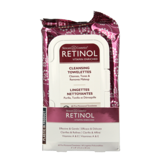 Retinol Salviette Detergenti Anti-Età al Retinolo, 60 Pezzi