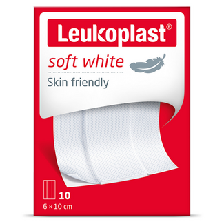 Leukoplast Leukoplast Soft white 8 x 10 cm 10 unidades