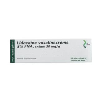 Diversen Lidocaine Vaseline Cream 3% 5 x 30g (150g)