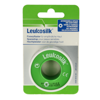 Leukosilk Leukosilk Adhesive Tape eurolock 5m x 2.50cm 1 Piece