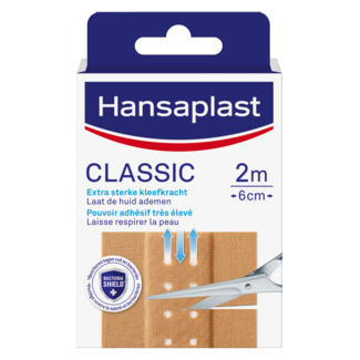 Hansaplast Plaster Hansaplast Classic, tekstylny, 2m x 6cm, 1 sztuka