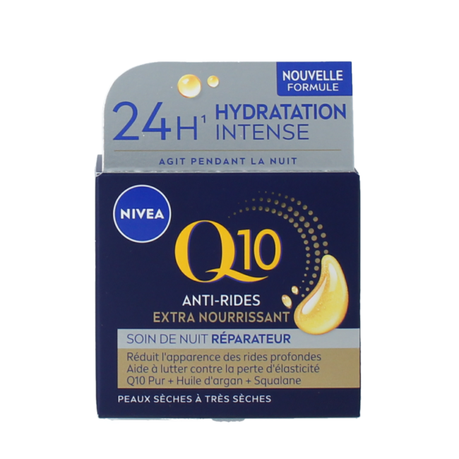Nivea Q10 Power crème de nuit extra nourrissante 50 Millilitres