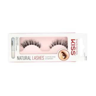 Kiss Kiss Pestañas postizas natural gorgeous 1 set