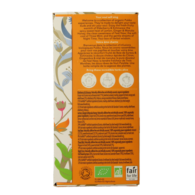 Pukka Herbal Collection bio 20 saszetek