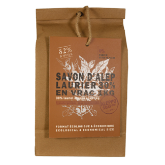 Aleppo Soap Co Aleppo Soap Co Jabón 30% laurel trozos 1 Kilogramo