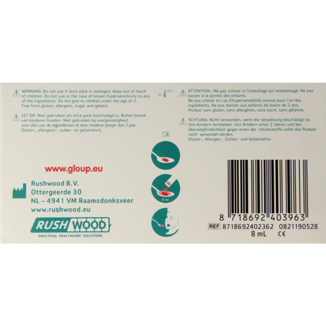 Gloup Zero Stickpack 25 Stück