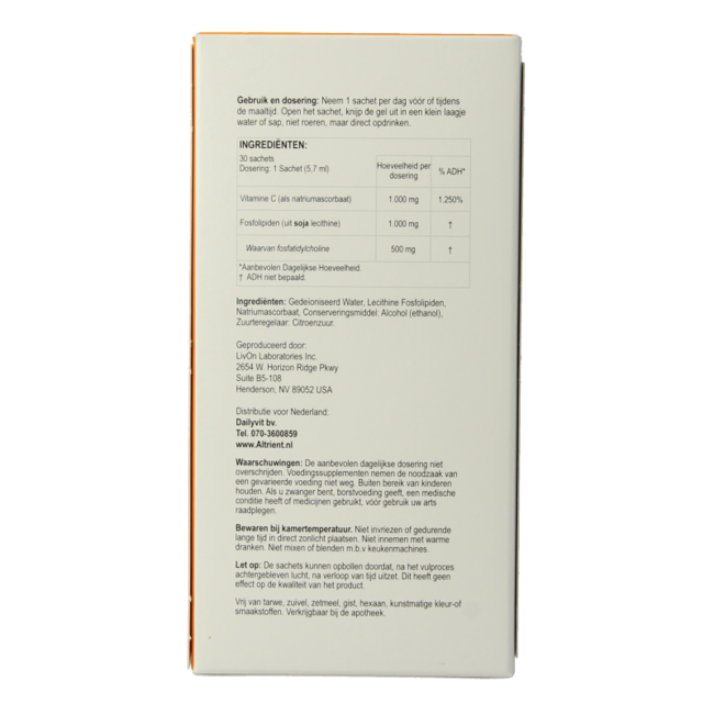 Altrient C liposomal 30 sobres