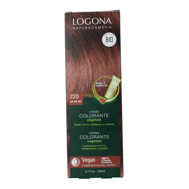 Logona Color creme 220 bordeaux 150 Millilitres
