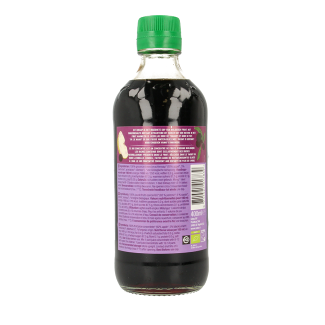 Organic apple blackcurrant thick juice 400 Millilitres