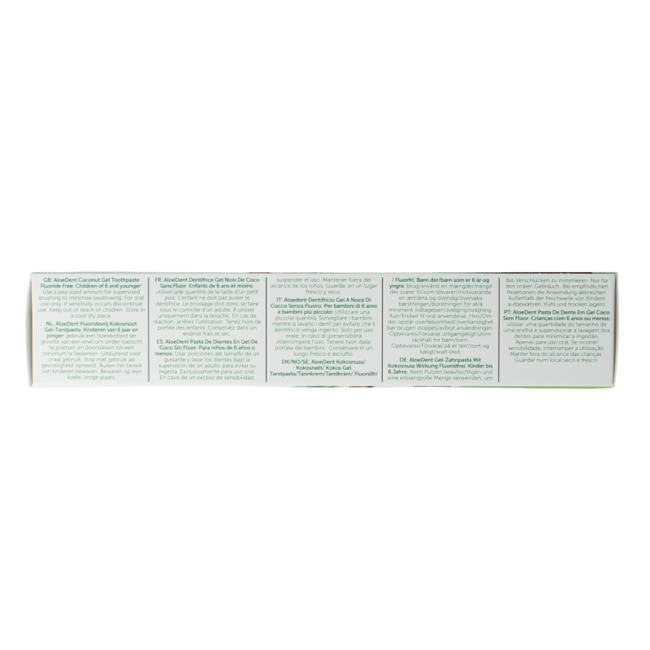 Aloe Dent toothpaste coconut 100 Millilitres