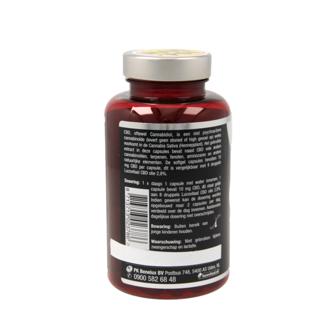 Kapsułki Lucovitaal CBD 10mg, 90 sztuk