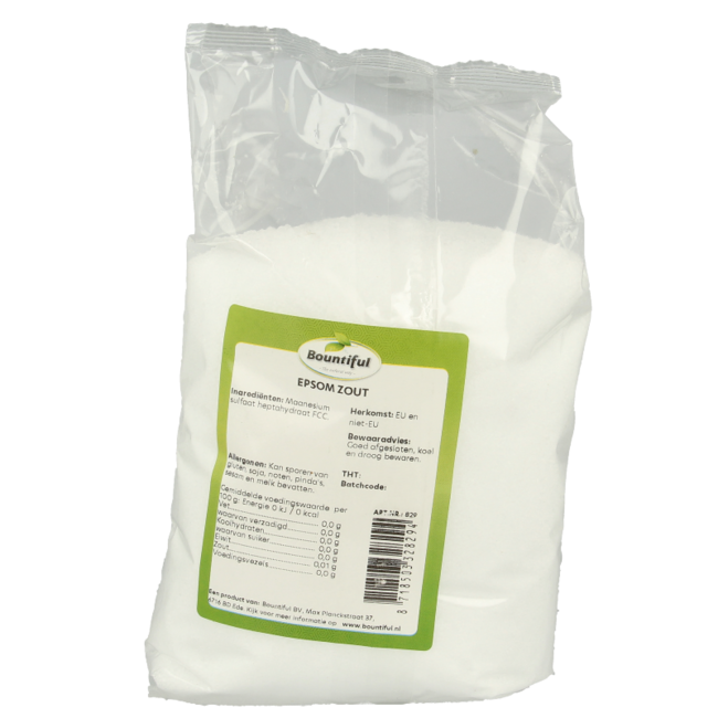 Sal de Epsom Bountiful 1 Kilogramo