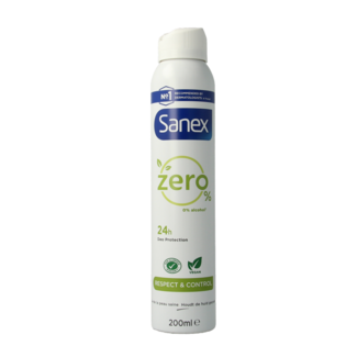 Sanex Sanex Deodorantspray zero% respect & control 200 Milliliter