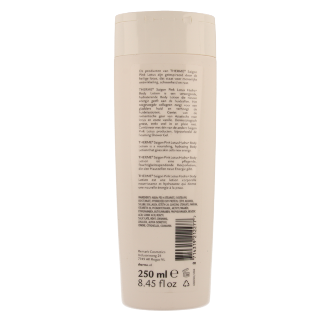 Lait corporel Therme Saigon Pink Lotus Hydra+ 250 ml