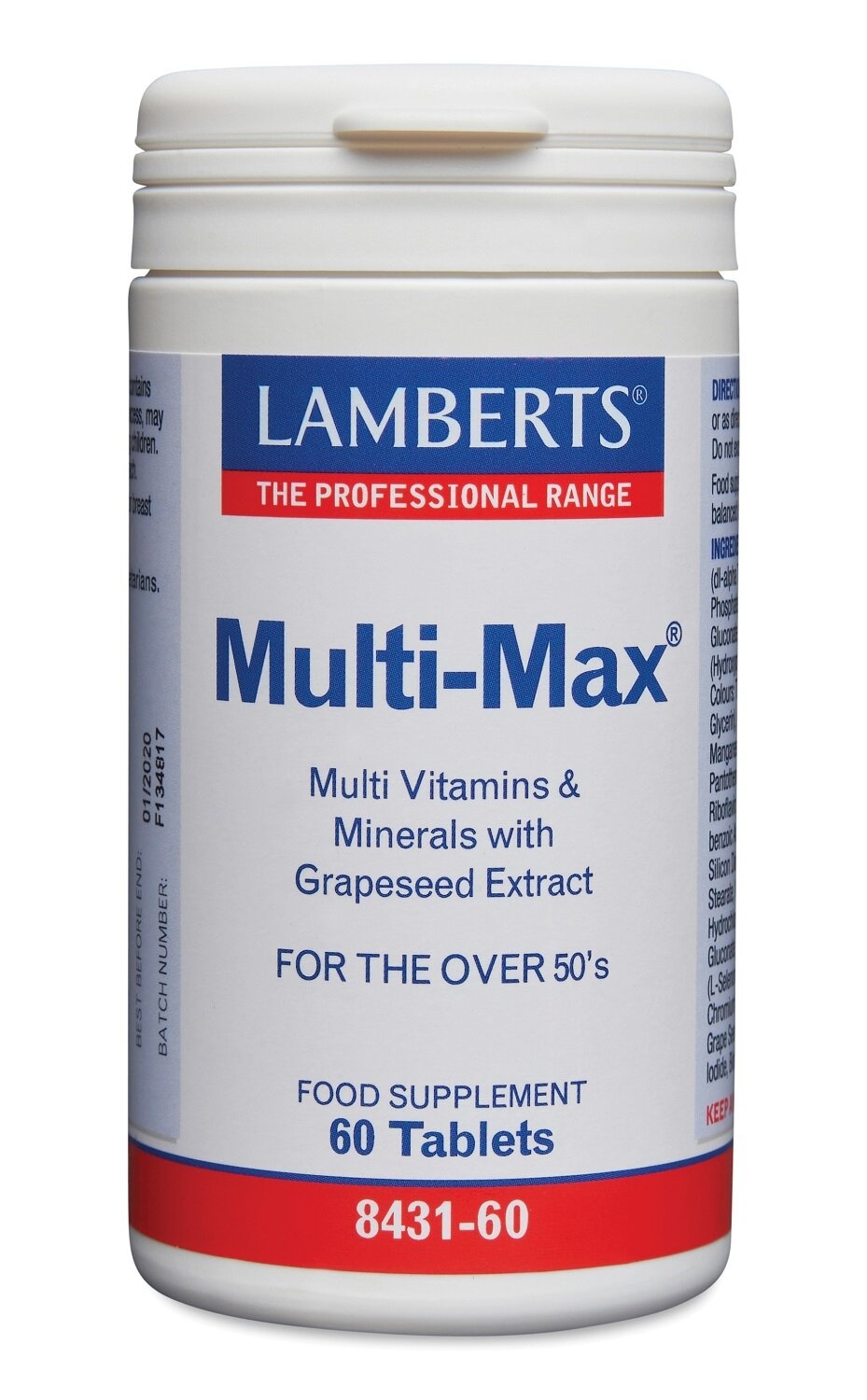 Lamberts Multi Max - Multivitaminico Completo con Minerali