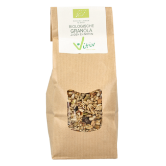Vitiv Granola zaden en noten bio 500 Gram