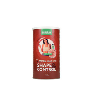 Purasana Purasana Shape & control wegański koktajl proteinowy czekoladowy 350 Gram