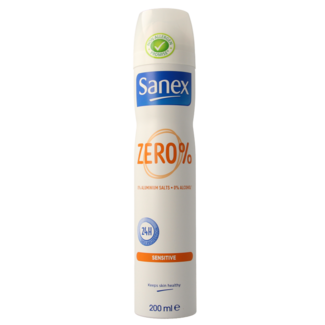 Sanex Sanex Deodorantspray Zero % Sensitive 200 Milliliter