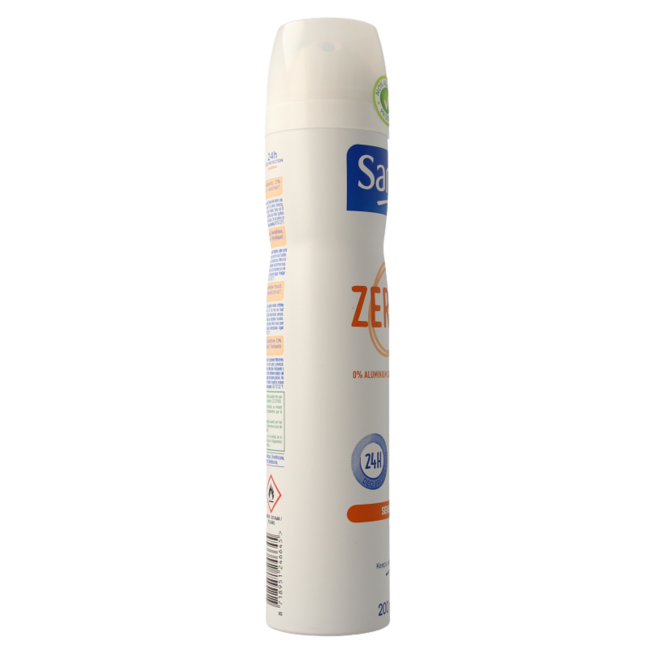 Sanex Deodorante spray zero % sensitive 200 Millilitri