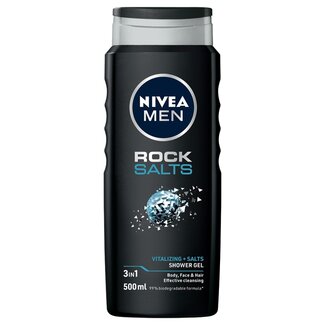 Nivea Gel de ducha para hombre Rock Salts 500 mililitros