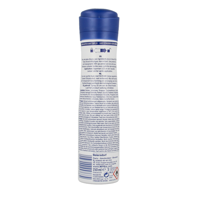 Nivea Deodorante spray protect & care 150 Millilitri