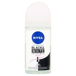 Nivea Nivea Desodorante roll-on invisible black & white clear 50 mililitros