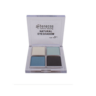 Benecos natural beauty Benecos natural beauty Natural eyeshadow quantro true blue 1 Stuks