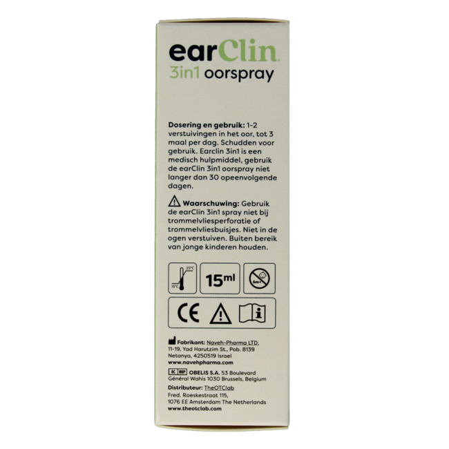 Earclin Easpray 3-in-1 20 Milliliter