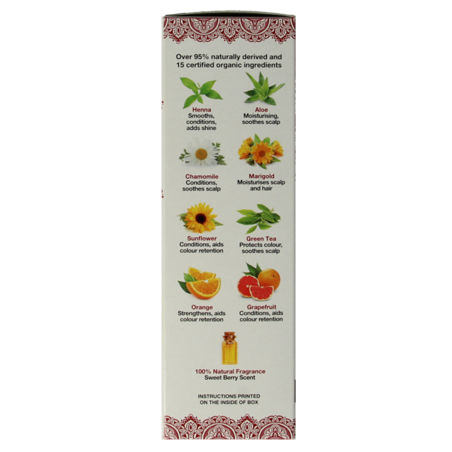 Tints Of Nature Henna Cream rojo caoba semipermanente 70 ml