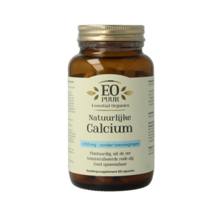 Essential Organics Natural Pure Calcium 60 Vegetarian capsules