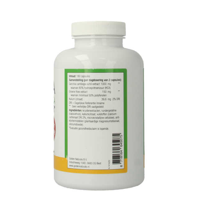 Garcinia cambogia 60% HCA brucia grassi 180 Capsule