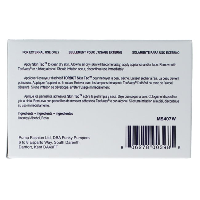 Diversen Skin Tac Wipes MS407W - 50 Pack