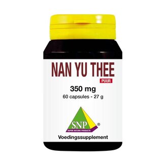 SNP SNP Nan yu thee 350mg puro 60 Cápsulas